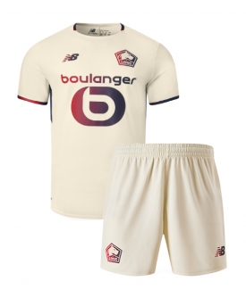 Billige Fotballdrakt Lille OSC Replika Bortedraktsett Barn 2025-26 Kortermet (med bukser)